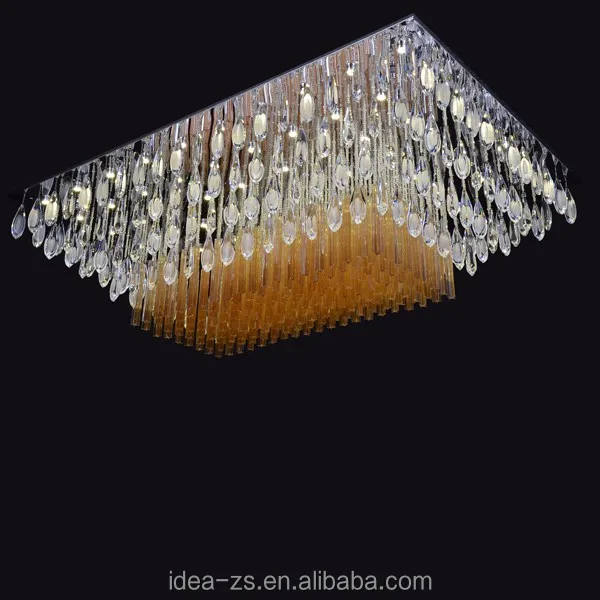 LED Ceiling Banquet Hall Lighting Crystal Chendelier Fancy Lights for Restaurant