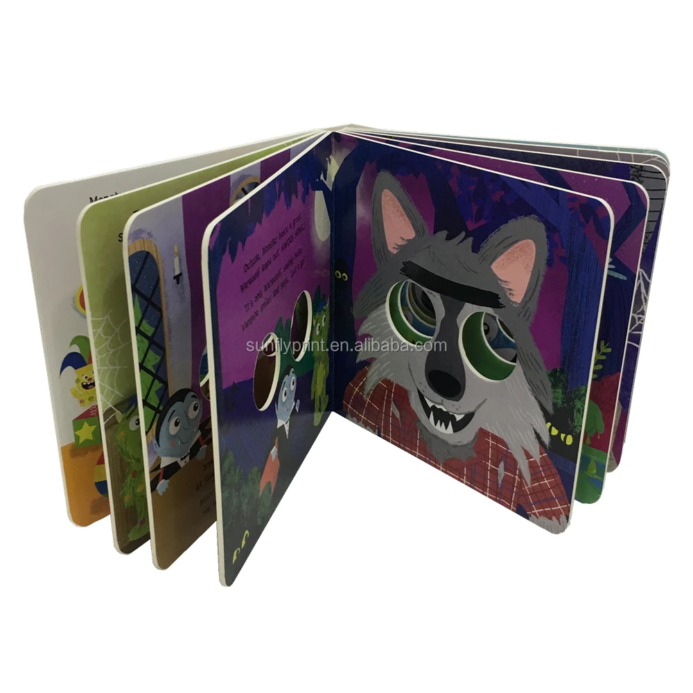 
Оптовая продажа, картонные детские книги с принтом на заказ 