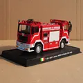 Brand New 1 64 Scale 2001 JANUS 4000 BI ltaly Double Header Fire Truck Diecast Metal