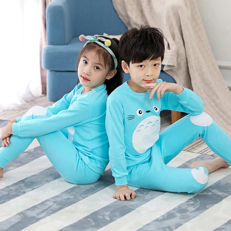 2019 лучшие модные хлопковые пижамы для девочек, детские забавные пижамные комплекты, пижамы с животными, детские пижамы