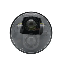 Система освещения мотоцикла, мотоциклетные круглые светодиодные фары 5,75 дюйма, светодиодная фара для harley