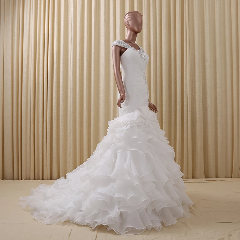 Rsm66107 Hombro Ata Para Arriba Detrás Vestidos De Novia Moderna Sirena  Vestidos De Boda Real - Buy Moderna Sirena Vestidos De Novia Product on  Alibaba.com