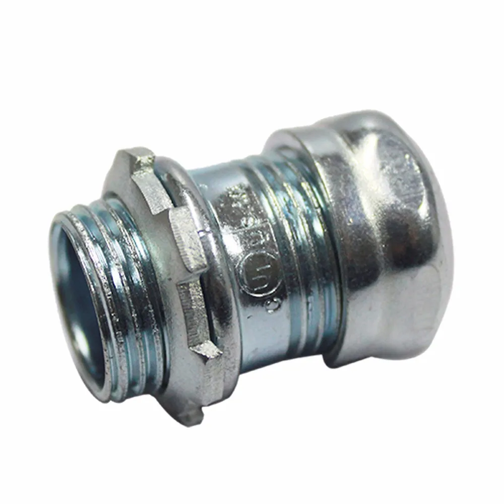 Steel Conduit Fittings EMT Compression Connectors UL Listed