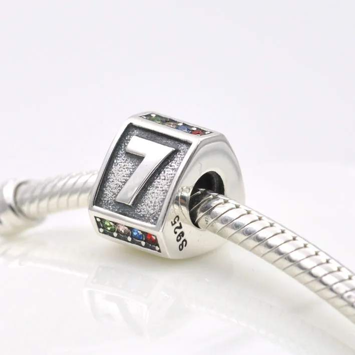 charm pandora numero 7 charm pandora numero 7