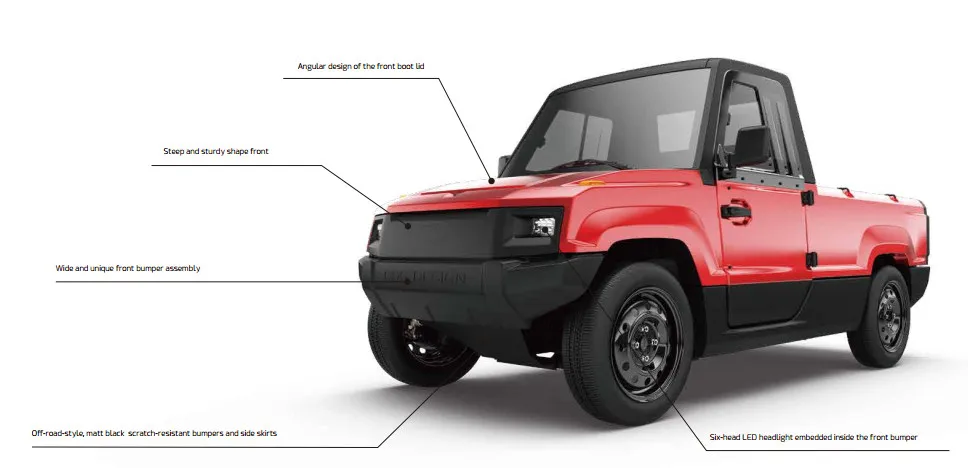 
Лидер продаж, новый дизайн пикапа, новый электрический пикап, китайский мини-грузовик, новый миниатюрный Электрический пикап 