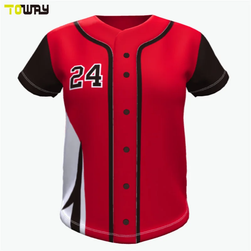 red softball uniforms