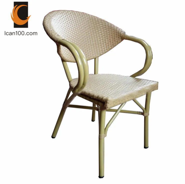 ber 200 kg Tragfhigkeit Rattan-Korbstuhl Outdoor Bambus-Bistrostuhl  Garten-Rattanmbel
