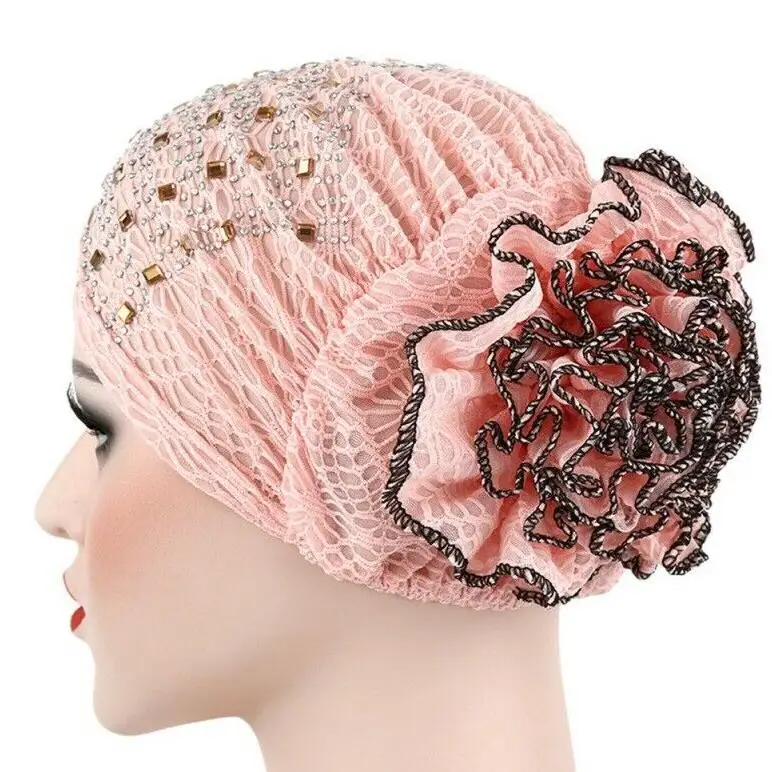 Women Muslim Turban Hat Chemo Cap Hair 