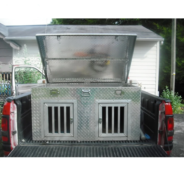 UTE/UTV Top Storage Hunting Aluminum Dog Box