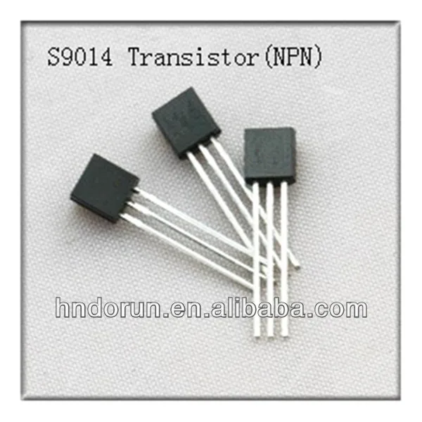 100pcs Transistors S9014 NPN Silicium Transistor Paquet TO-92 E9I8 