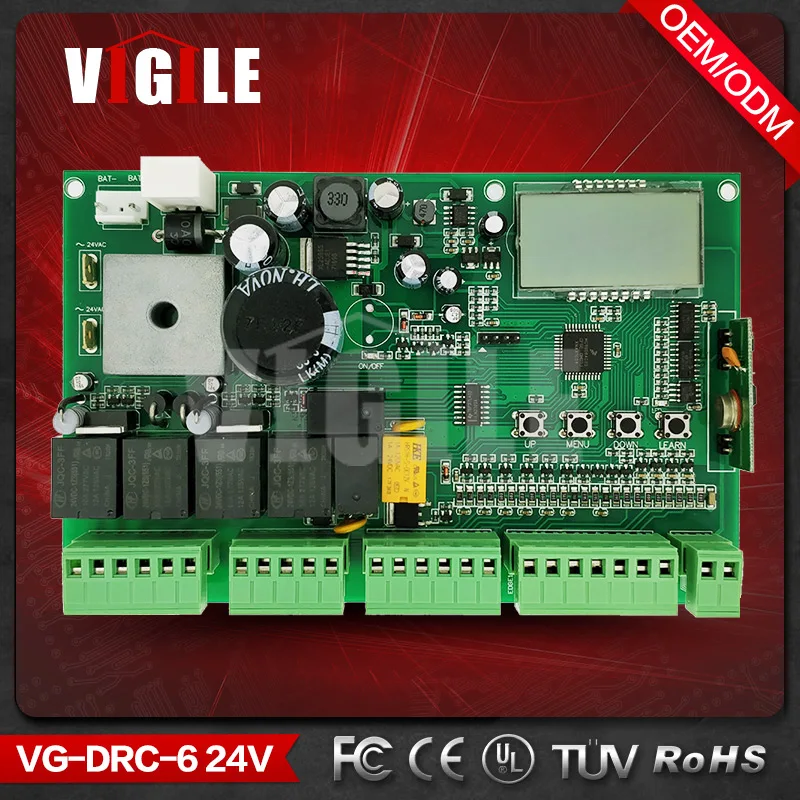 24V Automatic Swing Gate Opener Control Board VIGILE VG-DRC-6 24V