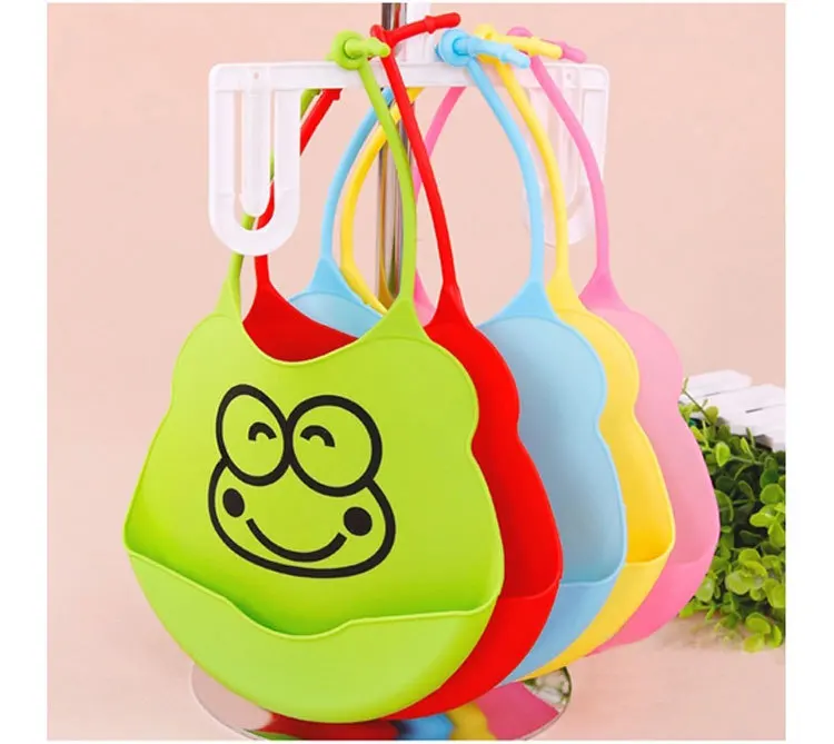 Моющиеся Детские мультфильм ребенка регулировать нагрудники Мягкая Здоровье Силиконовый водонепроницаемый предложение детская