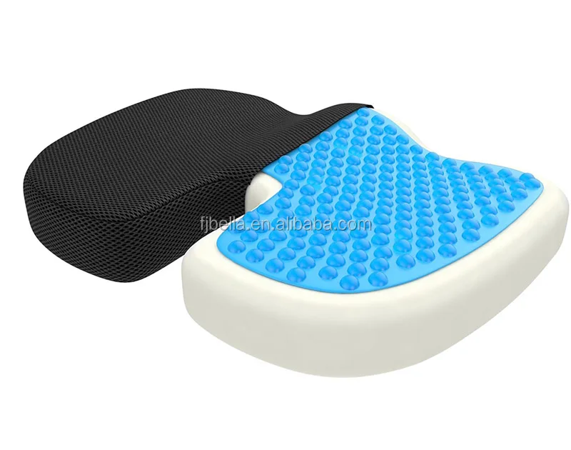 Coccyx Orthopedic Comfort Cooling Gel Foam Seat Cushion Car Office Seat