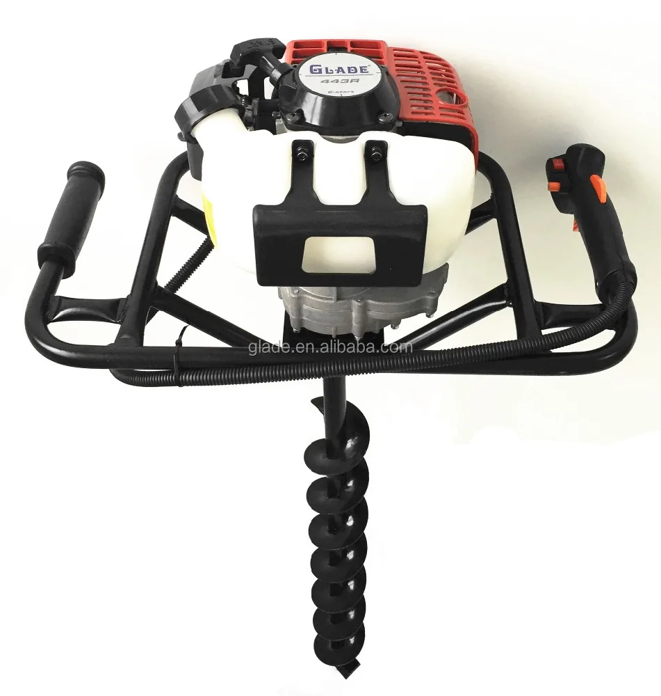 Mini One Man Gasoline Tree Digging Planting Post Ground Hole Digger Manual Earth Auger Drilling Machine with Drill Bits