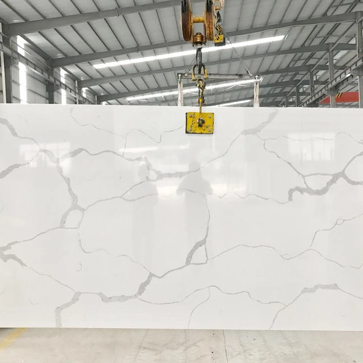 Artificial 3cm Countertop Calacatta Engineered Stone Calacatta Quartz Stone Price