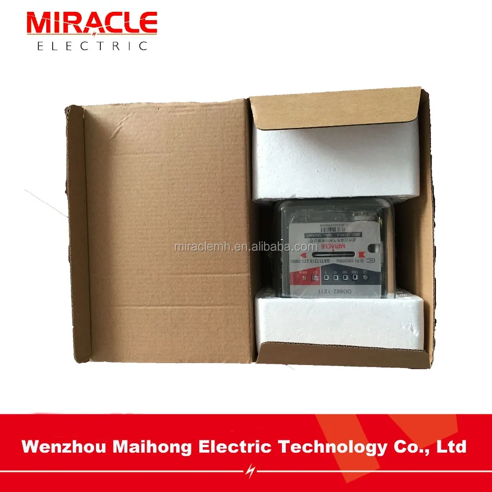 Made in China Long Life Analog Single Phase Mechanical kwh Energy Meter