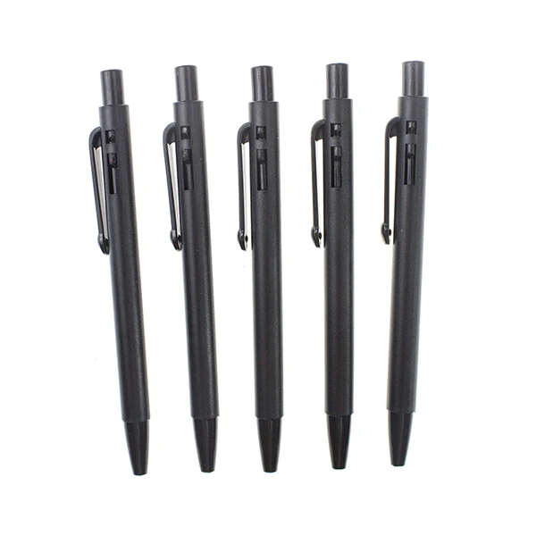 Hot Sale Black Barrel Plastic Ball Point Pen - Buy Plastic Ballpoint ...