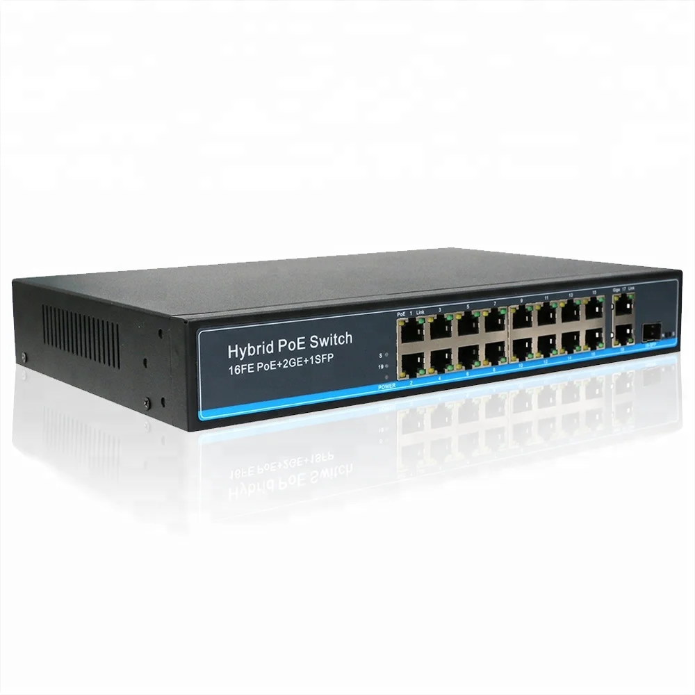 POE 4/8 Port Network Ethernet switch HUB 48V for IP Cameras Power Over Ethernet 