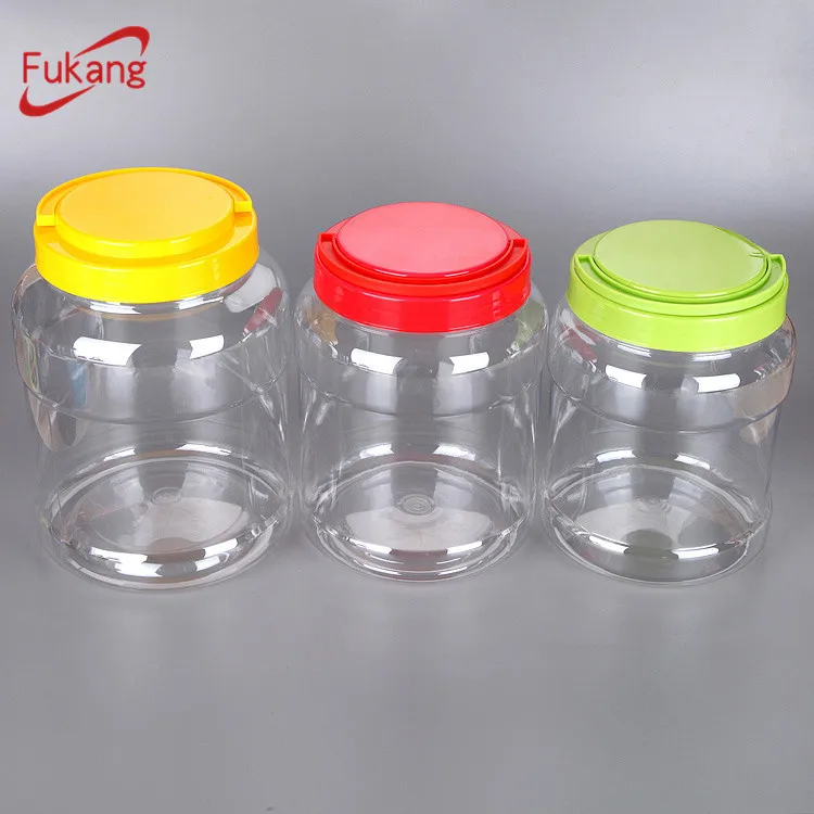 Clear 3.5L Food Grade Plastic Large Cylinder Container, 3.5liter Big Round  Pet Jar for Groundnut Storage - China Food Plastic Storage Container and  Groundnut Storage price