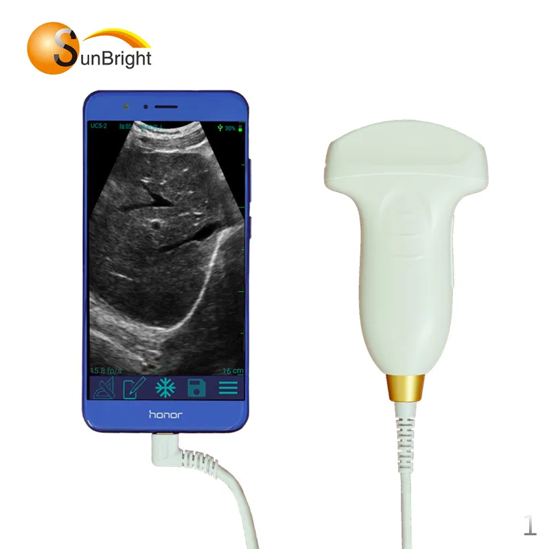 128 Elements Wifi ultrasound USG / Wireless Ultrasound Probe For IOS Android Mobile Device