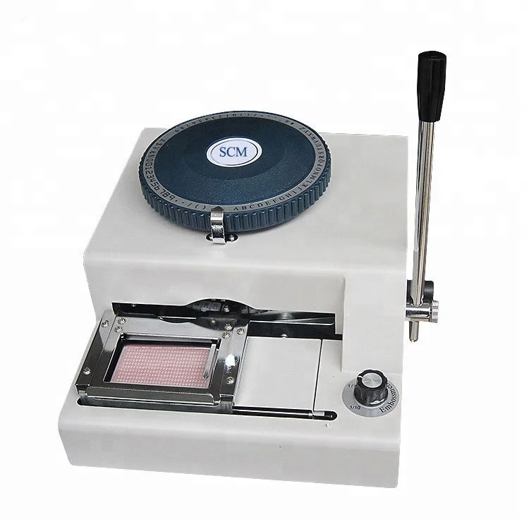 PVC Card Letter Making Machine with Card Embossing Machine