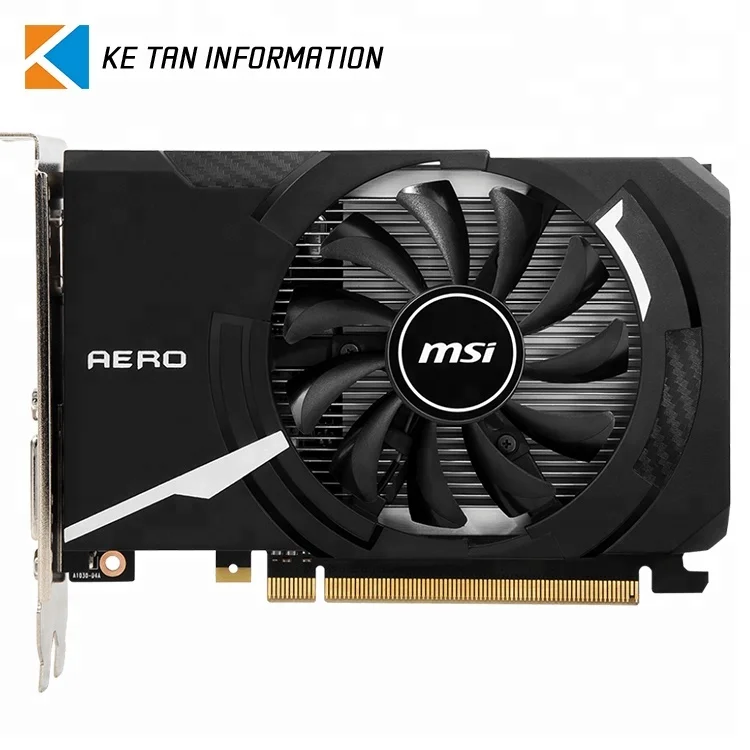 
 Видеокарта MSI GeForce GT1030 AERO ITX 2GD4 OCV1 с GDDR4 64 бит  