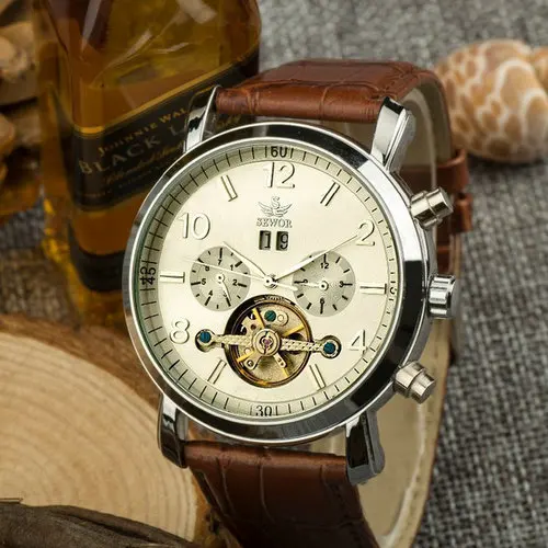 Sewor 530 Orologi Da Uomo Di Lusso Casual Tourbillon Meccanici Con Fuso  Orario Multiplo Business Mans - Buy Orologi Di Lusso Degli Uomini Di  Marca,Maschio Orologio Da Polso,Vigilanza Di Affari Product on