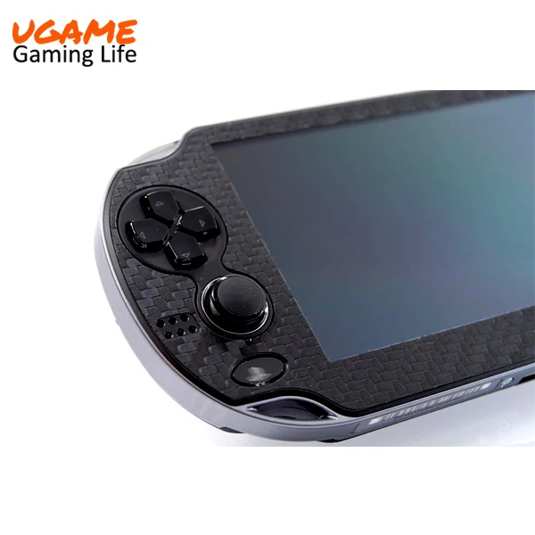 Pelle Adesiva In Vinile Fibra Di Carbonio Bianca Per Sony PSP GO – Decalcomania