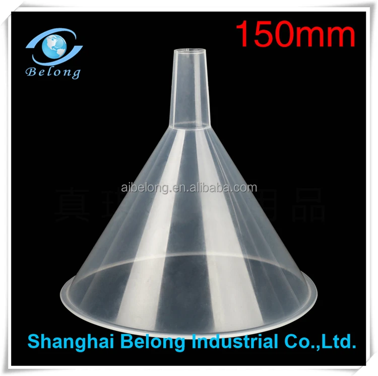 IBLEONG Excellent Performance Different Sizes Transparent Laboratory Plastic Funnel 50 60 75 90 120 150mm