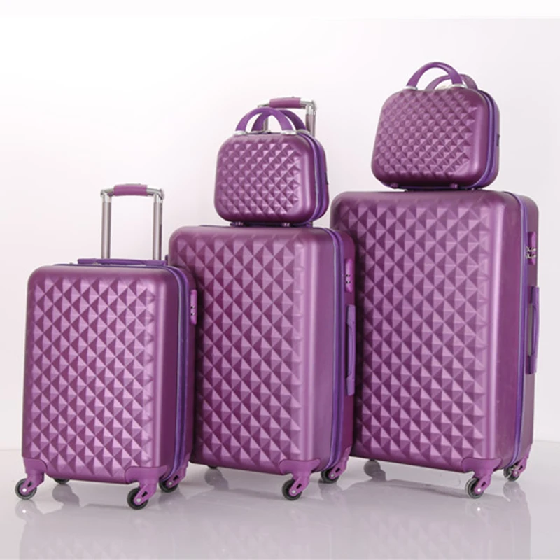 12/14/20/24/28 Tamaño Maleta De Equipaje Abs Equipaje De Viaje Bolsas De 5  Piezas De Equipaje Conjuntos Con Caso De La Belleza - Buy Maleta De Equipaje  De Tamaño 12/14/20/24/28,Bolsas De Equipaje De