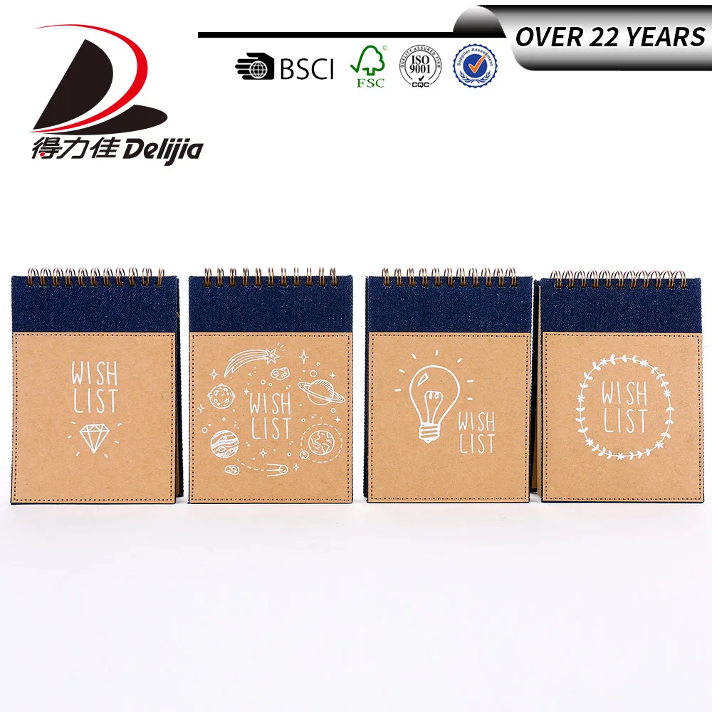 Delijia 79SW6420 Paper Coil Spiral Notebook