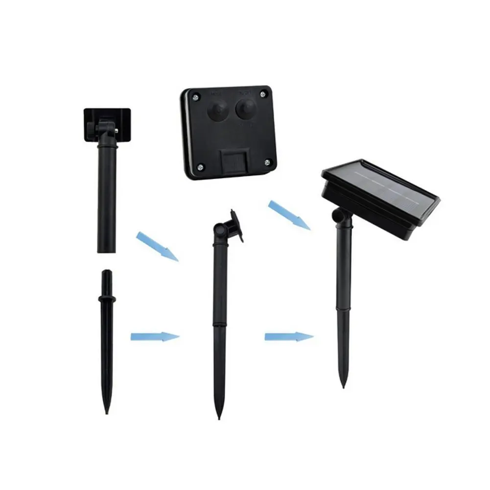 Портативный солнечного света дома открытый декоративный водонепроницаемый 200 RGB светодиодов солнечный свет рождества Фея Света