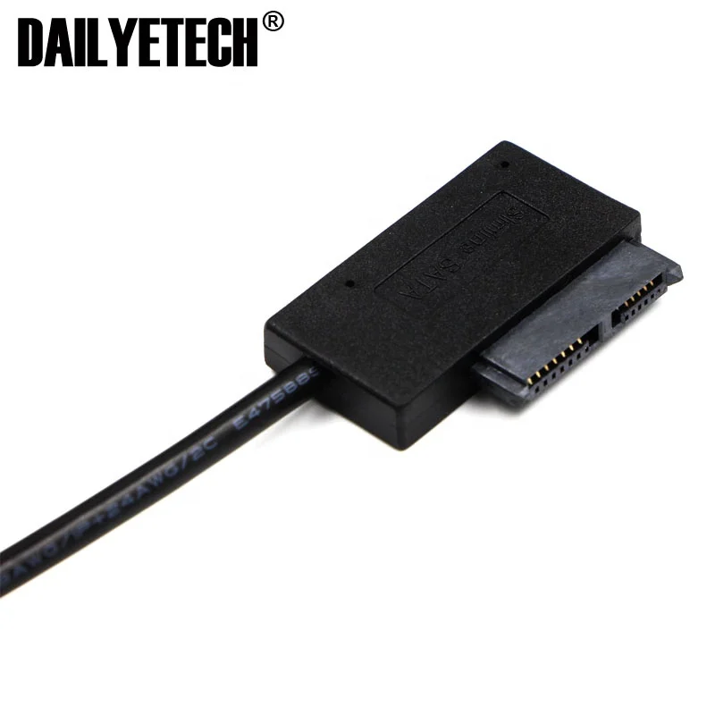 Кабель-Переходник USB 2 0 на Mini Sata II 7 + 6 13Pin для ноутбука CD/DVD ROM привода Slim