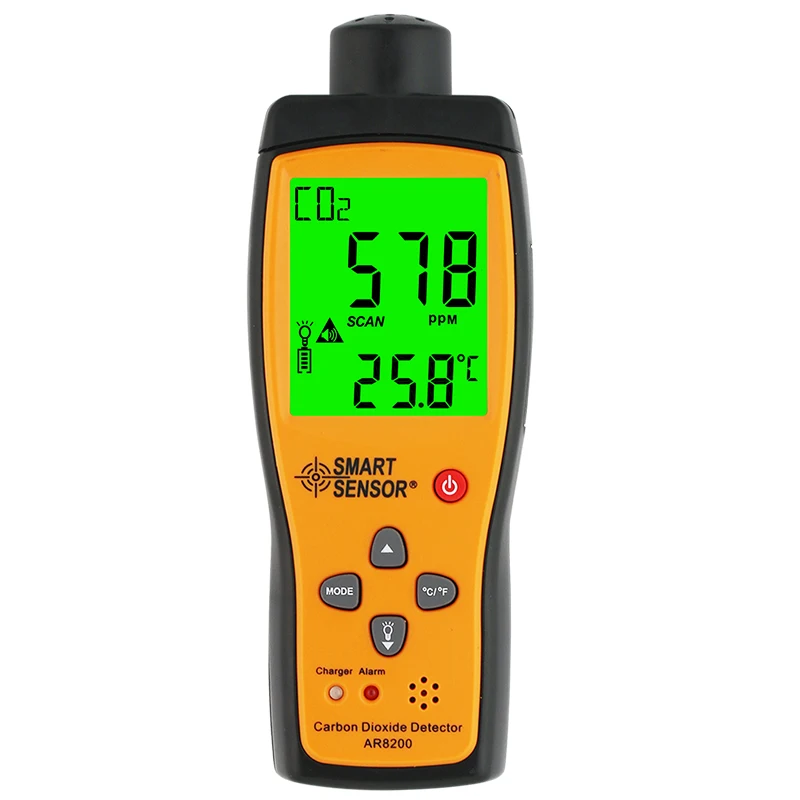 Handheld Co2 Concentration Measuring Instrument Co2 Gas Detector