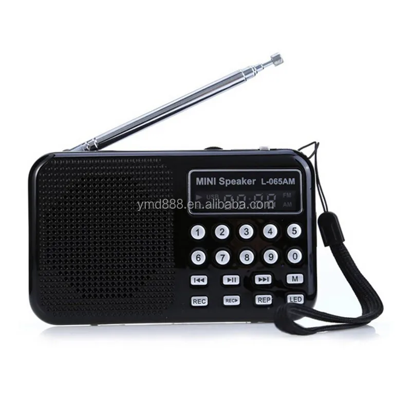Pocket Mini Fm Radio with Speaker and Usb Port Walkman Mp3 Speaker