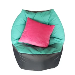 Polyhedral puff bean bag covers living room chairs leather chair cover bean bag sofa