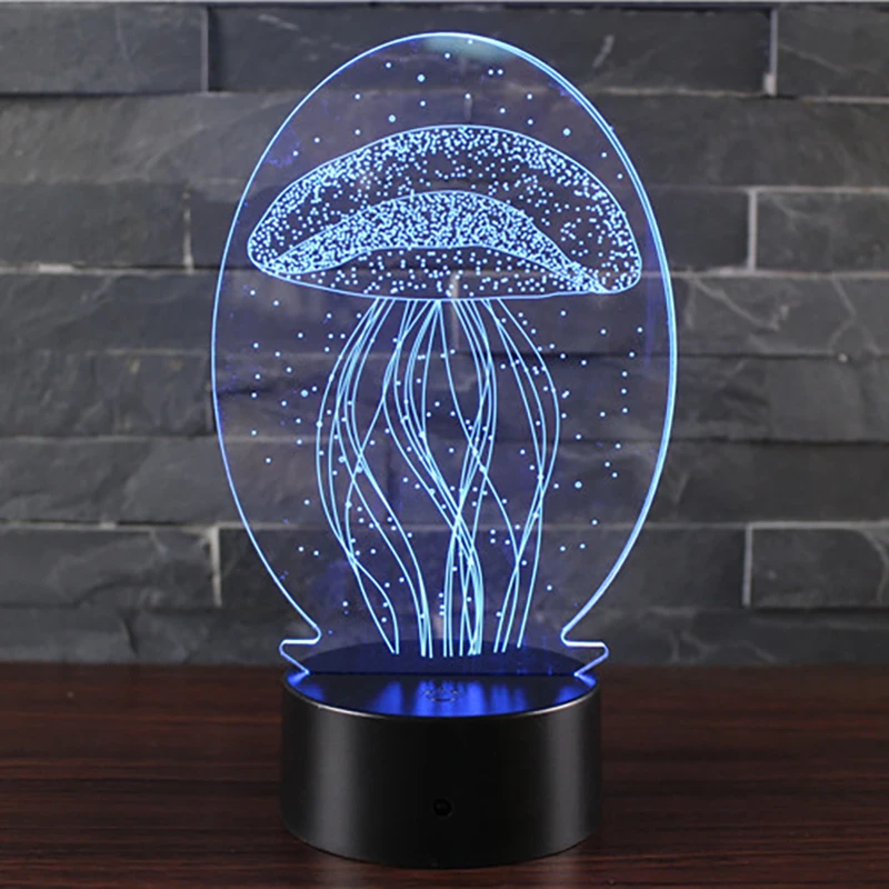 3d jellyfish lamp