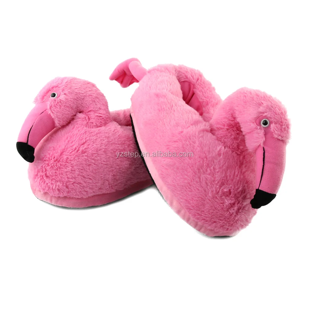 Insホットぬいぐるみフラミンゴぬいぐるみスリッパ Buy Flamingo Slippers Plush Slippers Animal Slippers Product On Alibaba Com