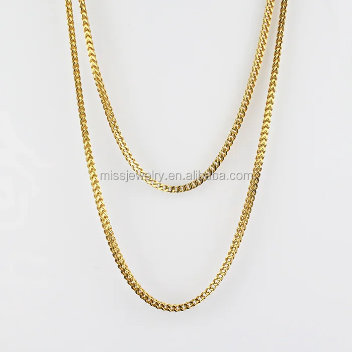 Modische Hip-Hop 925 Sterling Silber Hochzeits-Halskette 14k & 18k Vergoldete Gliederkette Für Geschenke