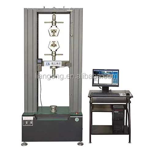 Electronic UTM Universal Tensile Strength Tester Machine for component materials elongation test