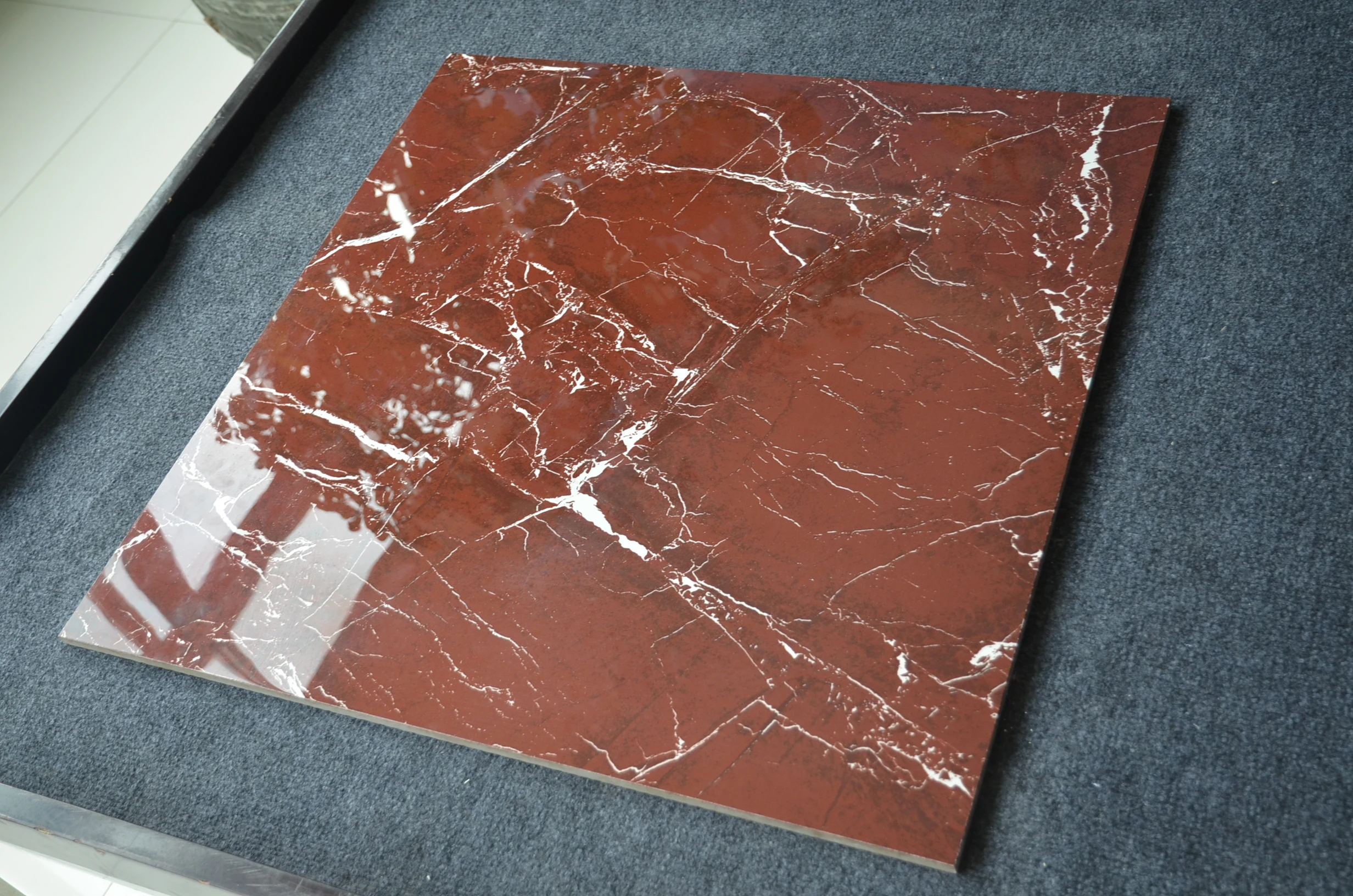 画材 Red Marble Genuine Mars Canyon 18x18x1/2 Red Marble Tile Remodel (40 Tiles) T