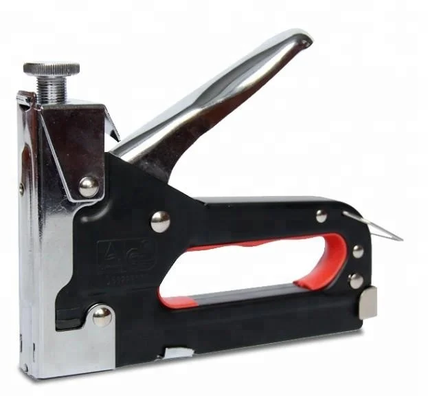 Heavy Duty Staple Gun Manual Stapler for Upholstery Wood Crafts 4