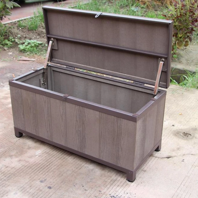 Wpc Wood Plastic Composite Outdoor Storage Bench Buy Outdoor Storage Bench Storage Bench Waterproof Storage Bench Product On Alibaba Com