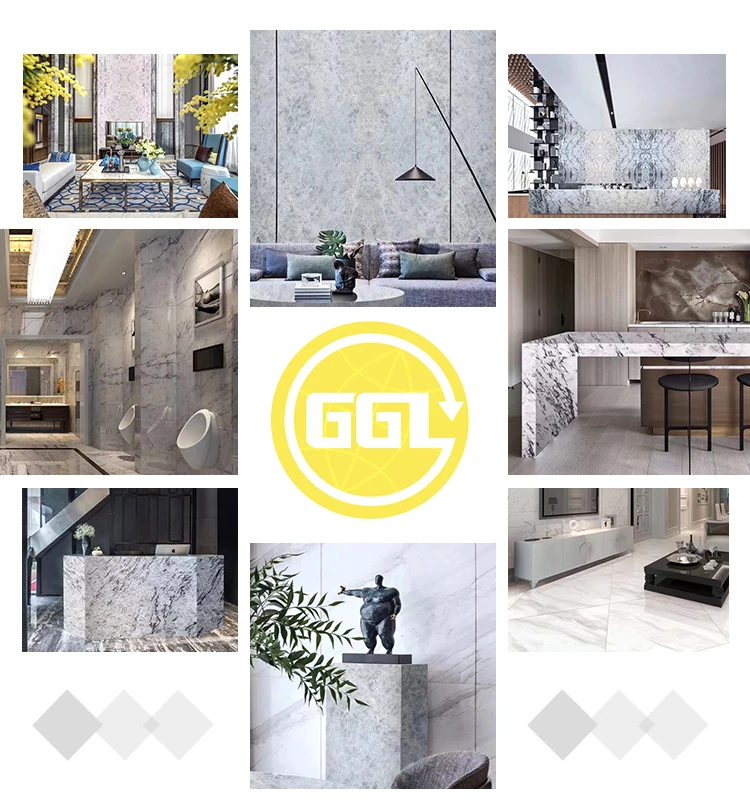 The Latest Design Marble Gray Stone Non-Slip Surface Mosaic Tile manufacture