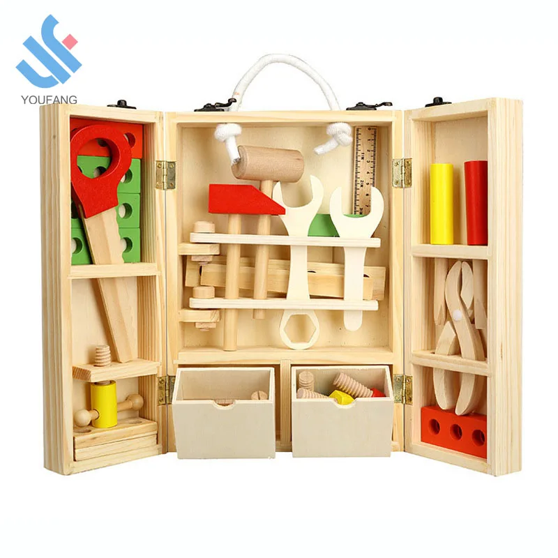 YF-J086 деревянные игрушечные инструменты 43 шт.