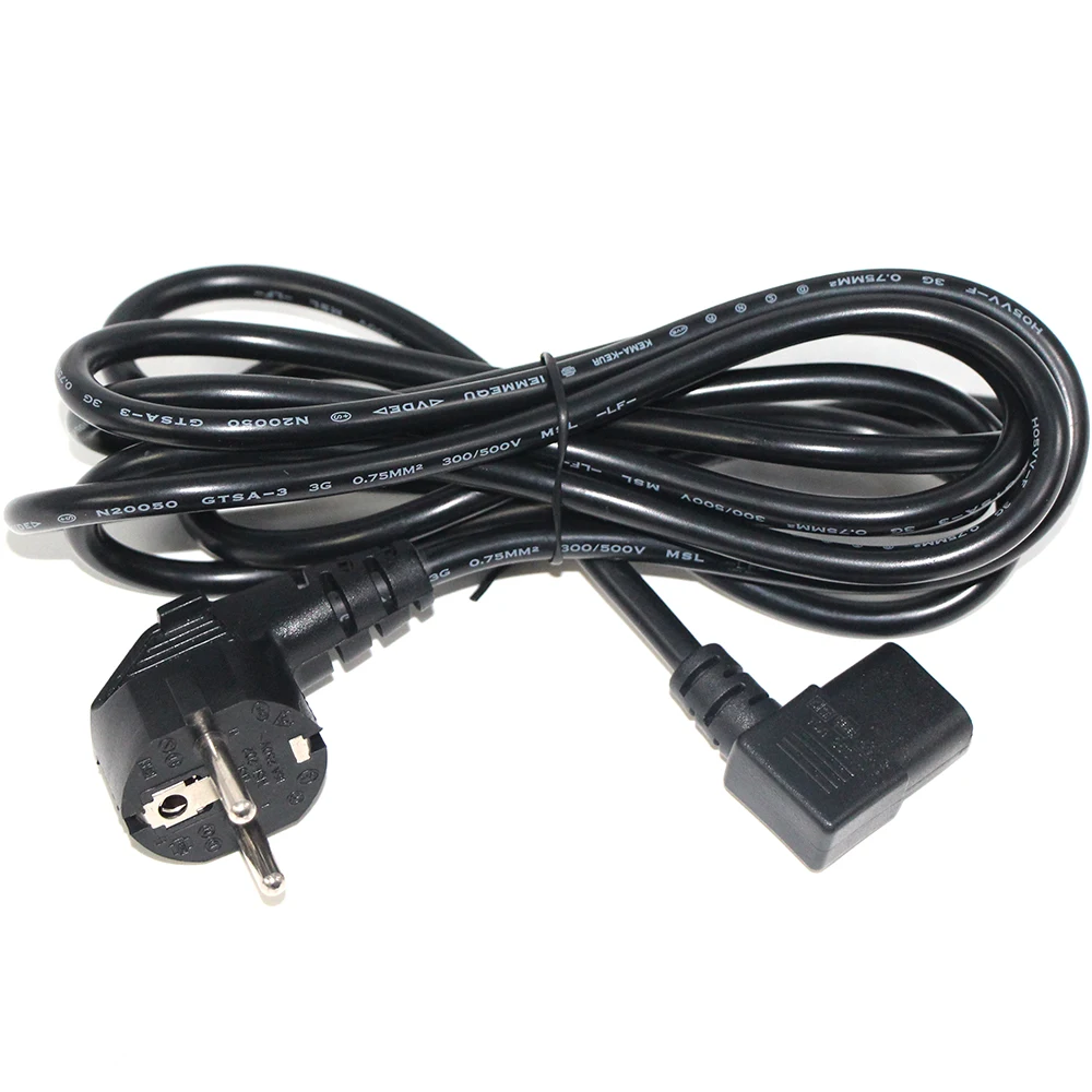 European Plug VDE 2cores 1.5mm2 16A 250V Power Cable 2 Pin EU Power Cord -  China Power Cord, Power Cable