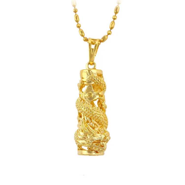 24k chinese gold pendant