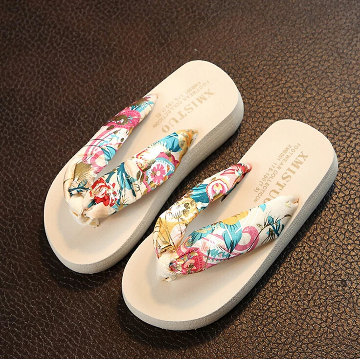 
 Летние шлепанцы, богемные Милые Пляжные Повседневные тапочки для детей, Лидер продаж  