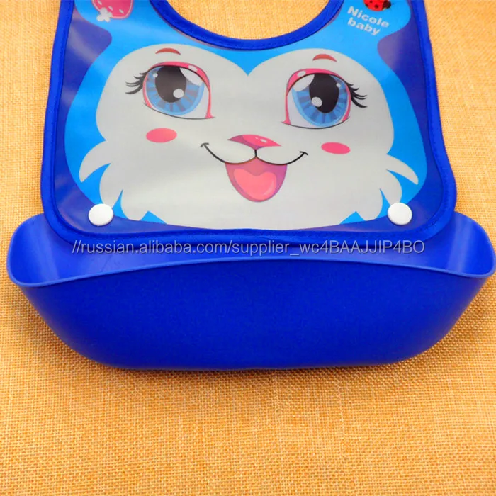 Оптовая мультфильм Силиконовые Bib младенца Бандана Set Baby слюни Биб Производитель