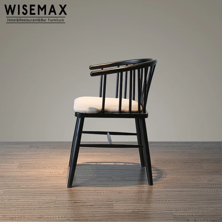 WISEMAXヴィンテージコテージロードスピンドルバックウッドダイニング